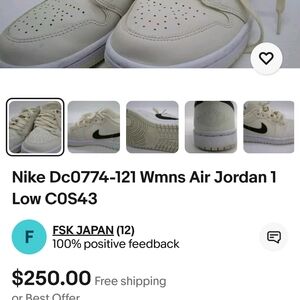 Nike Air Jordan 1 Low Women's Sneakers